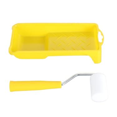 Imagem de Kit de Rolo de Pintura, Mini Rolo de Pintura, Pincel de Rolo Pequeno, Rolo de Pintura Pequeno Com Bandeja para Pintar Paredes Planas, Armários, Portas