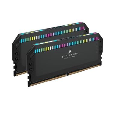 Imagem de Memória Corsair Dominator Platinum RGB - 32GB (2x16GB), DDR5, 5200Mhz, C40, Preto - CMT32GX5M2B5200C40