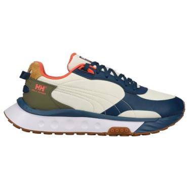 Imagem de PUMA Mens Wild Rider Lace Up Sneakers Shoes Casual - Blue - Size 8 M