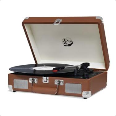 Imagem de Vitrola Maleta Toca Discos De Vinil Lp Antigo Portátil Vintage Bluetooth USB Conversor Digital