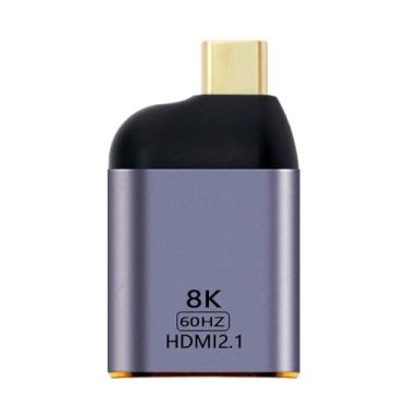Imagem de NFHK USB 4 USB-C Fonte para HDMI 2.0 Fêmea Display 8K 60HZ UHD 4K HDMI Adaptador de monitor macho
