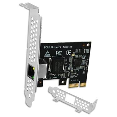 Imagem de LinksTek Interface PCI Express X1 para portas RJ45 de 2,5 GbE Adaptador de rede para Windows 11, 10 64 bits e Windows Server 2019, 2022, controlador Intel I225V Ethernet, placa de rede PCIE de 2,5 GbE