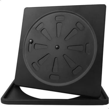 Imagem de Dona D Cor, Porta Grelha E Ralo Abre Fecha 15x15 Caixilho Inox Kit Ralo Quadrado Com Suporte 15cm Para Banheiro Box Tampa Caixa Sifonada Porta Ralo Com Fecho