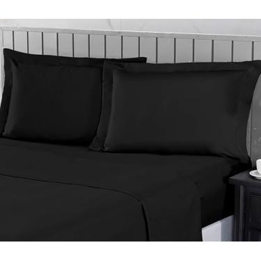 Imagem de Jogo de Cama 400 Fios Percal Com Lençol de Cima e Aba Americana, Antiácaro, Anti-pillin...