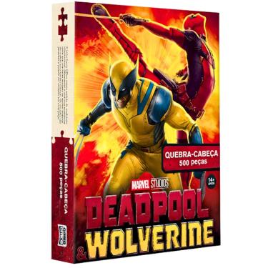 Imagem de Puzzle Deadpool Wolverine 500 Peças Toyster Brinquedos