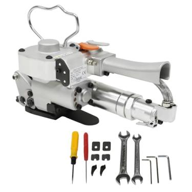 Imagem de ZONEPACK Ferramenta de cintagem pneumática enfardadeira portátil máquina de embalagem de embalagem PP PET máquina de envolver portátil 1/2 polegada a 3/4 polegadas (13-19 mm)