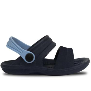 Imagem de Sandalia Papete Infantil Nº 21 ao 32 Babuche Menino Menina Leve Macio Confortavel Antiderrapante 15.12 (Azul Marinho, BR, Criança de 1 a 3 anos, Numérico, 22)