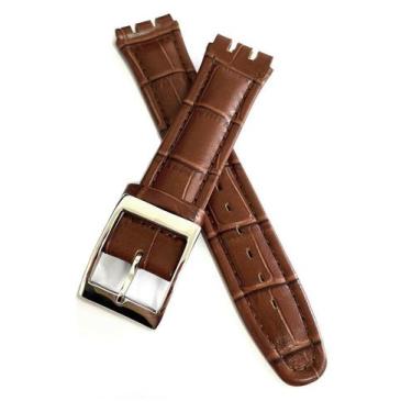 Imagem de Pulseira Relógio Couro 19mm Para A Marca Swatch Irony.LC56 - Savoy, Ma