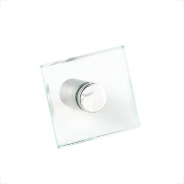 Imagem de Porta toalha de vidro vildrex de rosto com suporte incolor pt36 