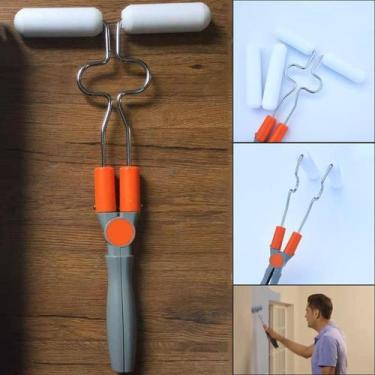 Imagem de Rolo de Pintura Duplo Inteligente Parede Pintar Sem Sujeira Criativa C