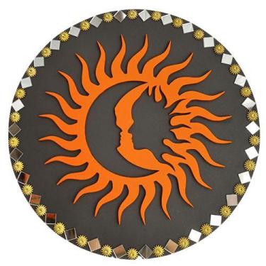 Imagem de Mandala Eclipse/Amor e União 26cm - Aqui Tem Magia