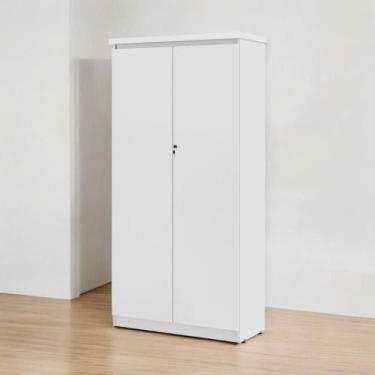 Imagem de Armário Multiuso 02 Portas Línea Branco - Pleno Móveis