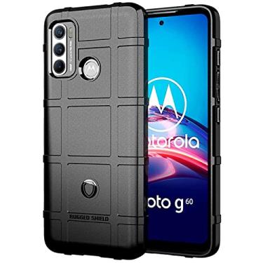 Imagem de Monwutong Capa de ajuste fino para Moto G60, capa para Moto G60S, capa para Moto G40 Fusion, capa robusta durável com grau militar à prova de choque e capa protetora de lente de câmera para Moto