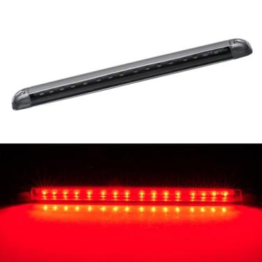 Imagem de Cxdar Terceira terceira luz de freio LED para Chevy C/K Suburban Blazer Tahoe/GMC Yukon Jimmy/Hummer H2/Bravada High Mount Rear Brake Lights Center Cab Stop Light (cromado)