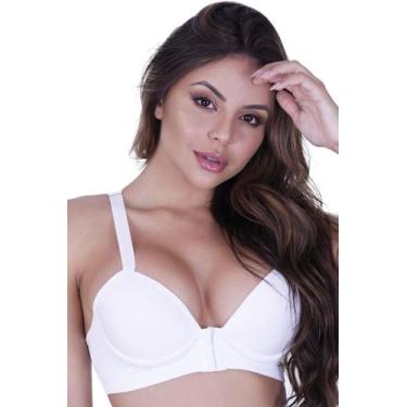 Imagem de Sutiã Nadador Reforçado de Microfibra Light Feminino - Biografia da Mo