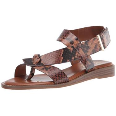 Imagem de Franco Sarto Sandália feminina Glenni com tiras, Couro marrom escuro, 35