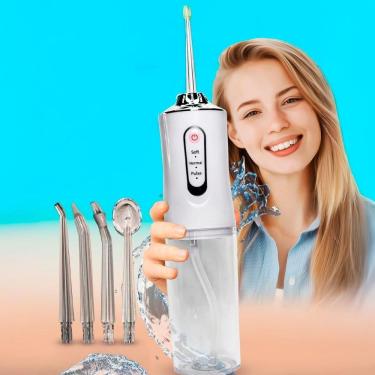 Imagem de Aparelho Bucal Elétrico Portátil Bivolt Limpar Dentes