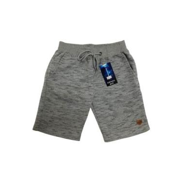 Imagem de Bermuda Moletom Infantil Menino - Wju Jeans, 6, Cinza
