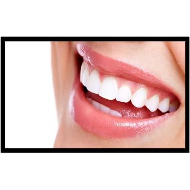 Imagem de Quadro Decorativo Dentista Dentes Sorriso Odontologia Consultórios Sal