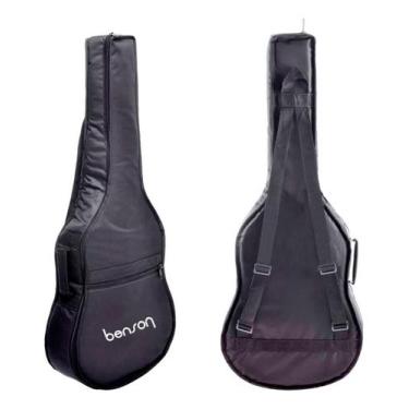 Imagem de Capa Bag Almofadada Para Violão Benson Com Alças E Bolso