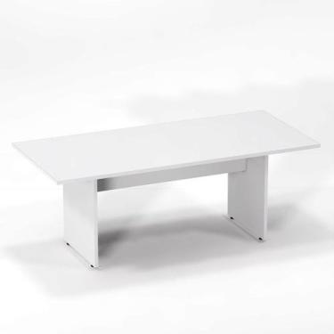 Imagem de Mesa Reunião Pé Painel P25 Pandin 2,6 M Branco