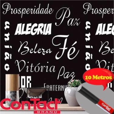 Imagem de Contact Papel Parede Plástico Adesivo Preto Fosco 45Cm x 10M - Papelar