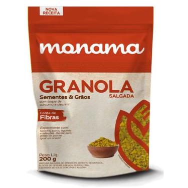 Imagem de Granola Salg Alecrim e Curcuma sem Glúten 200g Monama - Enova