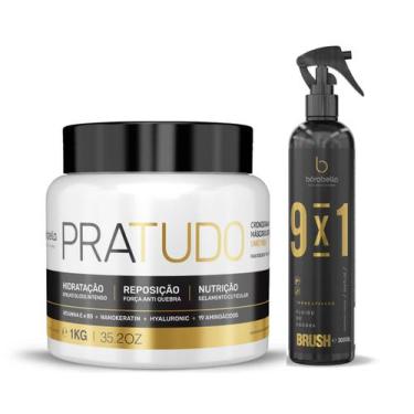 Imagem de Kit Mascara Pratudo Cronograma + Fluido Brush Borabella