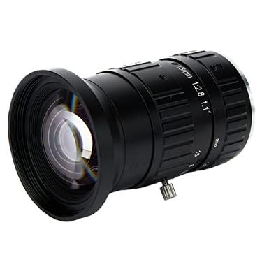 Imagem de Lente industrial 20MP 2.8 cm 16 mm f/2.8 Lris manual e foco para câmeras de visão de máquina de montagem C de alta resolução
