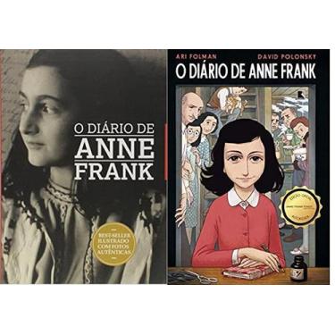 Imagem de Kit 2 Livros O Diario De Anne Frank + O Diário De Anne Frank Em Quadri