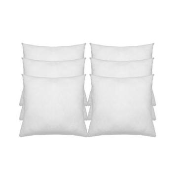 Imagem de Kit C/ 6 Refil Para Enchimento De Almofada 40x40 Cm Silicone - Happy L