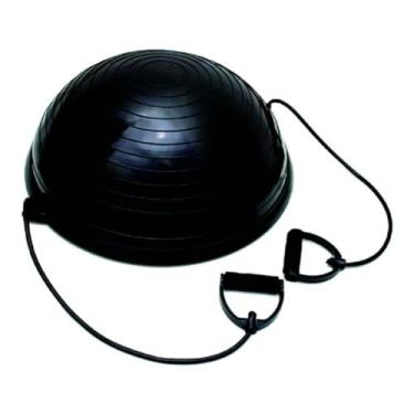 Imagem de Bosu Ball com Extensores Pro One Life exercícios funcionais reabilitação treinamento de equilíbrio fortalecimento muscular