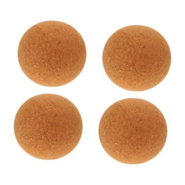 Imagem de UGPLM 4 peças bolas de futebol de mesa bolas de jogo de mesa de pebolim suprimentos bolas de mesa de pebolim de madeira para presentes de festa sala de