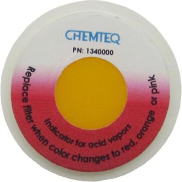 Imagem de Indicador inovador de vapores ácidos para filtros de capô sem dutos (pacote com 5)