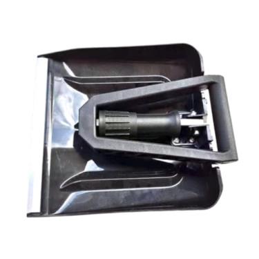 Imagem de Nishiyuenyi Pá dobrável para neve, utensílio de limpeza de calçada, ferramenta para ATV e quadriciclo, Preto, Tamanho real