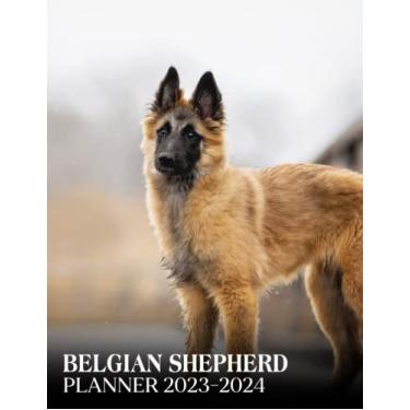Imagem de Belgian Shepherd Planner Calendar 2023-2024: Belgian Shepherd 2023-2024 Monthly Large Planner, 2023-2024 Planners For Women Men Dad Mom, Christmas Birthday Gifts For Student Teacher