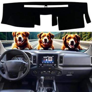 Imagem de IIKSDII Capa de painel para Frontier 2007-2021 para Suzuki Equator 2009-2012 Acessórios Capa de painel Tapete de painel Protetor de raios UV