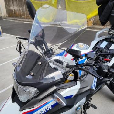 Imagem de Lorababer 17 18 19 20 G 310 GS Accessories Touring Windshield Screen Deflector Windscreen Pare-brise para BMW G310GS G 310GS 2017 2018 2019 2020 (Clear)