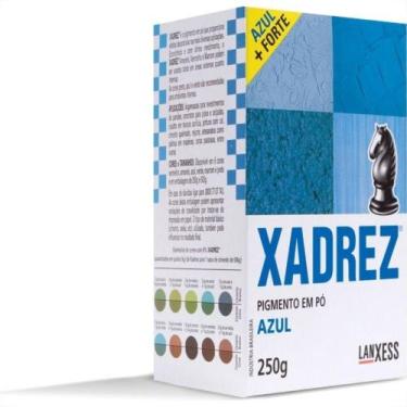 Imagem de Xadrez Po  Azul   250 Grs