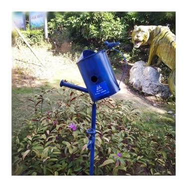 Imagem de Eliminação de pontas de cinzas de cigarros, coluna de extinção de fumaça vertical montada na parede/vertical para fumar barril de barril de cigarro barril de coleta de cinzeiro, para casa pátio