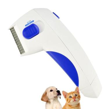 Imagem de Pente Antipulgas Elétrico Mata Pulga Carrapatos a Pilhas CBRN14460 - C
