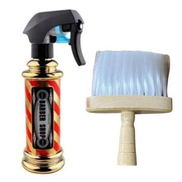 Imagem de Borrifador Barber Shop 200ml + Espanador Pincel Barbeiro - Leste Capas