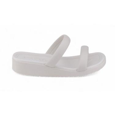 Imagem de Chinelo Papete Anabela Feminino Moleca 5508.100 tiras