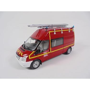 Imagem de OPO 10 - Caminhão de bombeiros 1/43 compatível com F. Transit Lanéry veículo para várias intervenções (VID) - Veículo leve de bombeiros Hachette CPL28