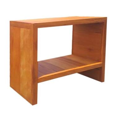 Imagem de Aparador Trave 1,2 M 2 Prateleiras Madeira Demolição Natural - Móveis 