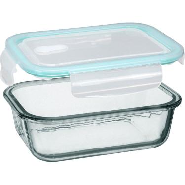 Imagem de POTE MANTIMENTOS  HERMÉTICO HOME&CO VIDRO TEMPERADO 700ml 6x17x13cm TRANSPARENTE