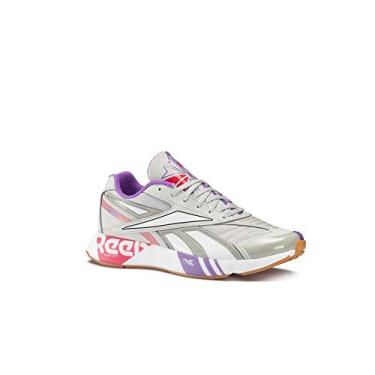 Imagem de Reebok Tênis masculino Futsal Fusion R58 (cinza crânio/cinza verdadeiro 4/branco) EF3372, Cinza crânio/cinza verdadeiro 4/branco, 38
