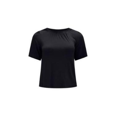 Imagem de Blusa Plus Size Lunender Manga Curta Preto Tam. M-Feminino