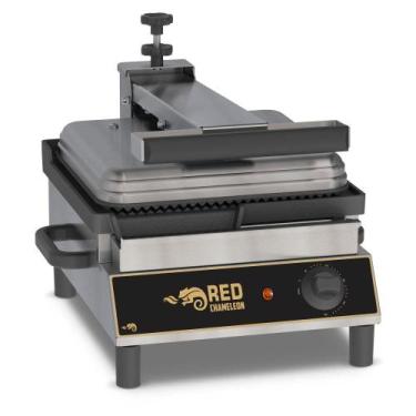 Imagem de Grelhador Chapa Elétrico Red Chameleon de Ferro Fundido 42cm 220V GRPF