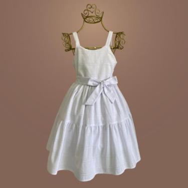Imagem de Vestido Infantil Camomila - Elegância para Batizado, Casamento e Festa